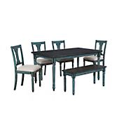 Powell Willow 6-Pc. Dining Set - Teal