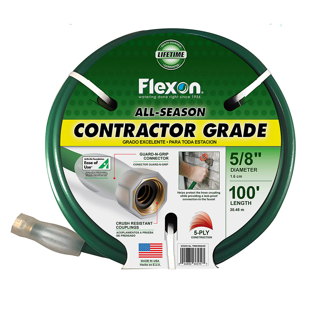 Flexon 100 All Season Contractor Grade Hose Green Bjs