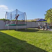 Skywalker Trampolines 10' Round Trampoline with Enclosure - Green