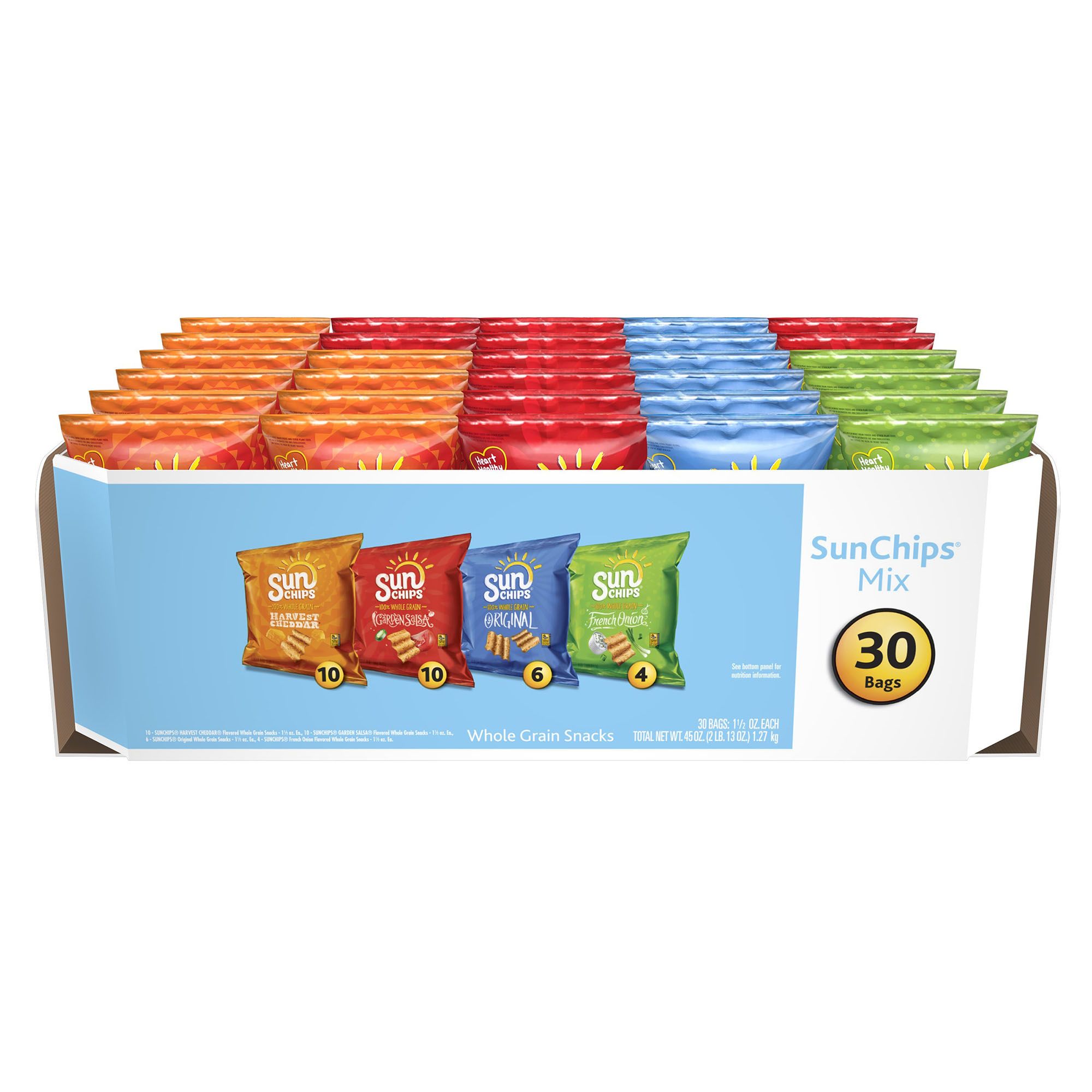 Sunchips Variety Pack 30 Pk 1 5 Oz Bjs Wholesale Club