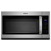 Whirlpool 1.7 Cu. Ft. Microwave Hood Combination with Electronic Touch Controls - Fingerprint Resistant Stainless Steel