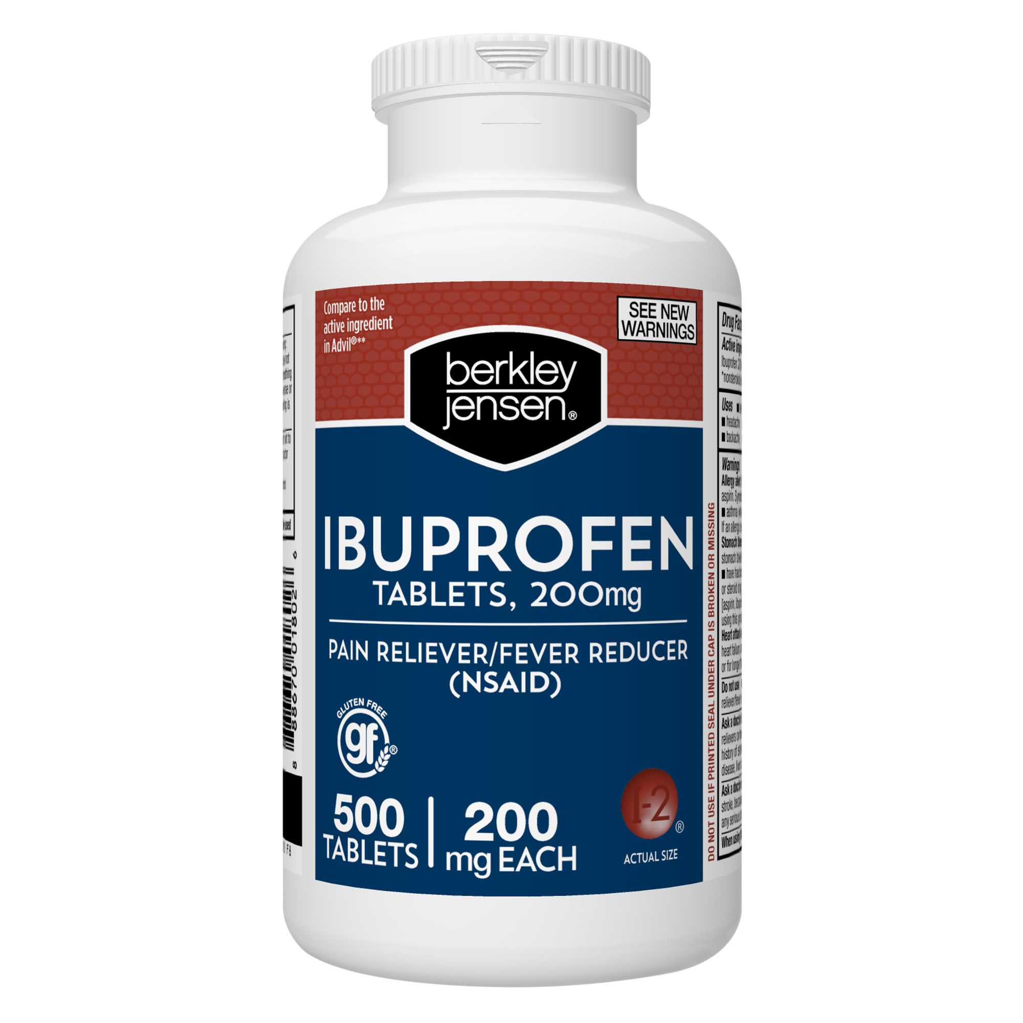 Berkley Jensen 200mg Ibuprofen Tablets, 500 ct.