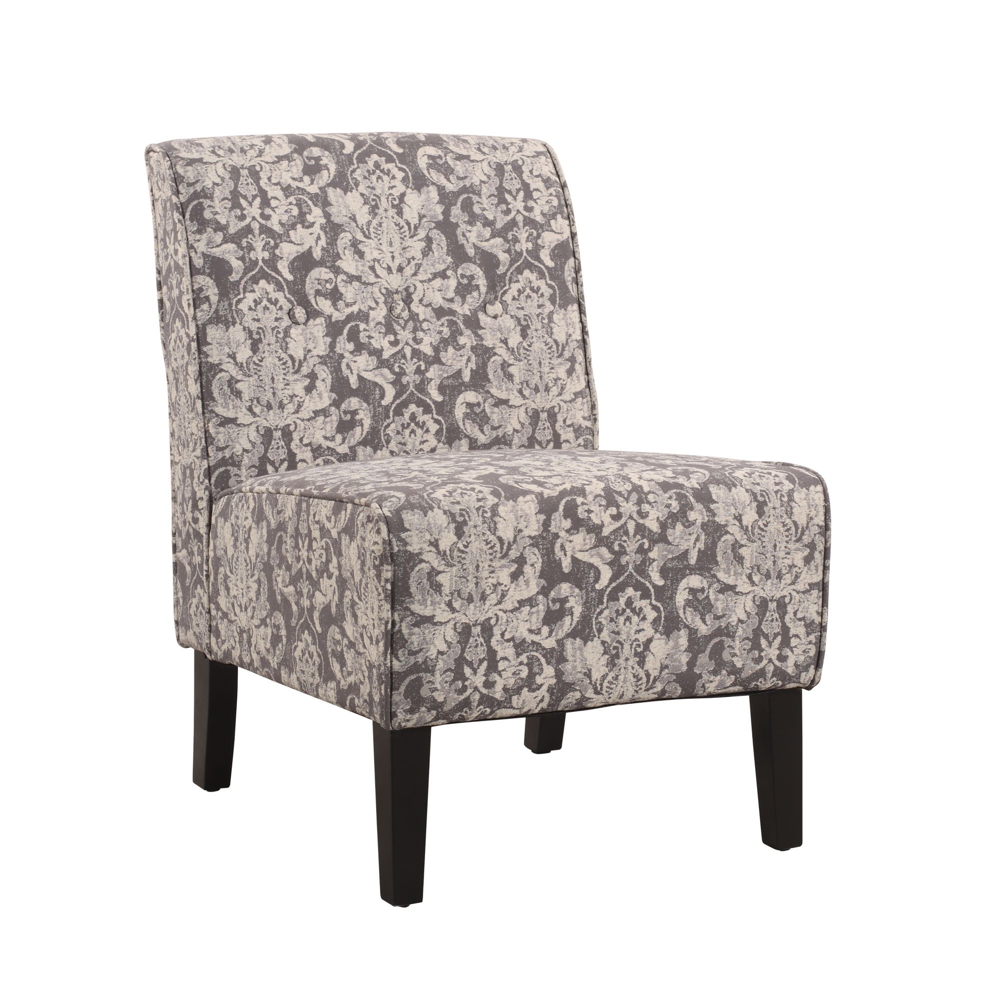 Linon Coco Fabric Accent Chair Gray Damask BJ s Wholesale Club