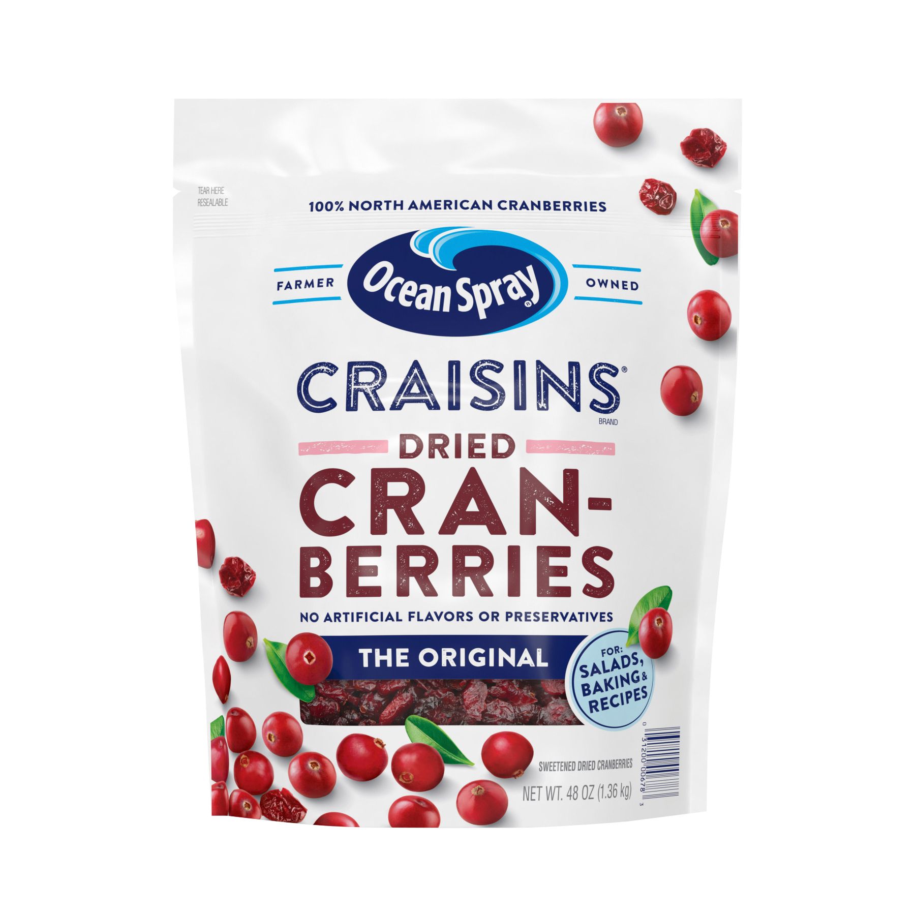 Ocean Spray Craisins, 48 oz.