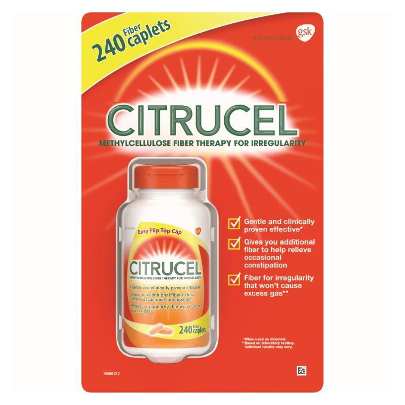 Citrucel Fiber Caplets, 240 ct.