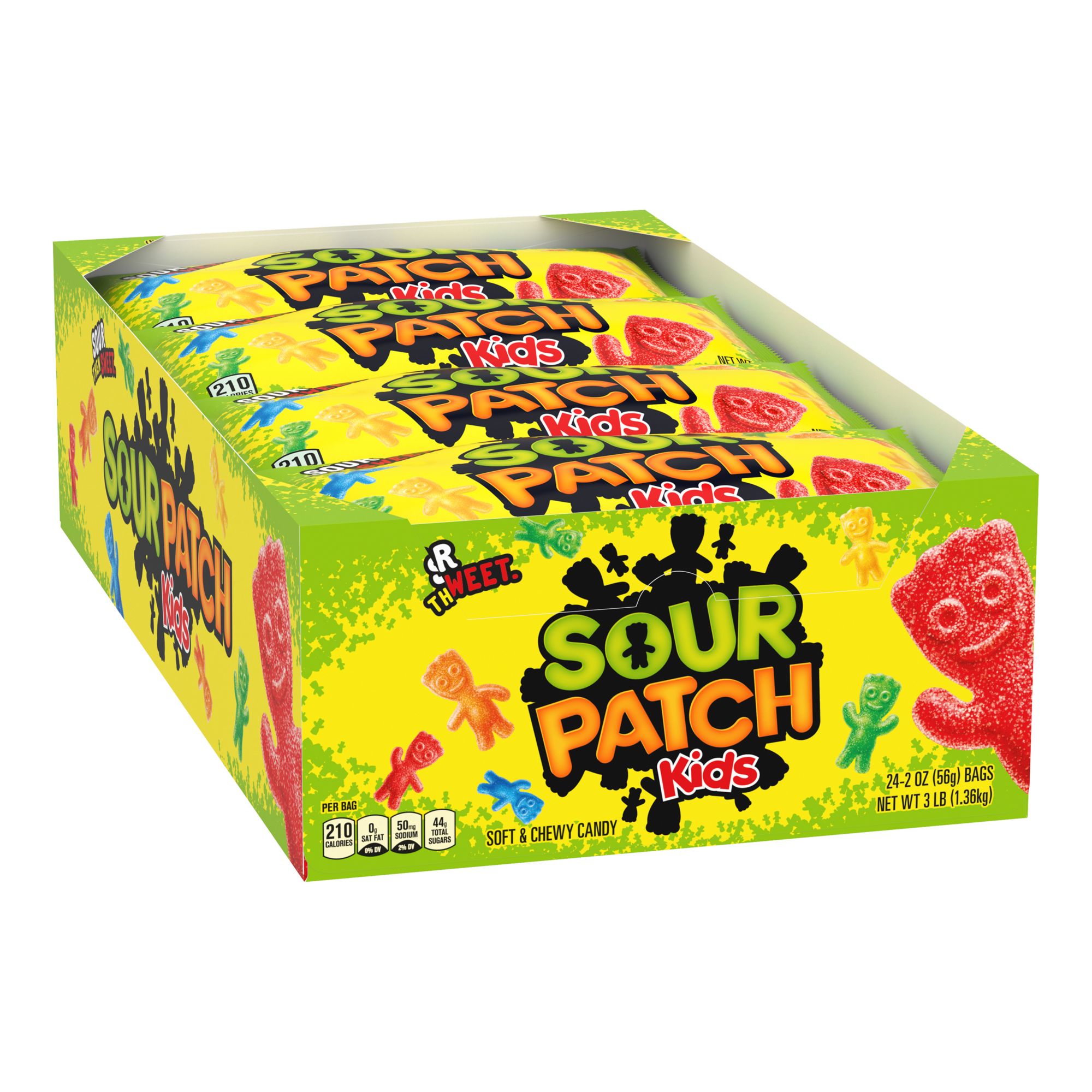 Sour Patch Kids and Swedish Fish Mini and Chewy Candy Packs, 200