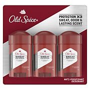 Old Spice Hardest Working Collection Sweat Defense Anti-Perspirant & Deodorant Stronger Swagger, 3 pk./2.6 oz.