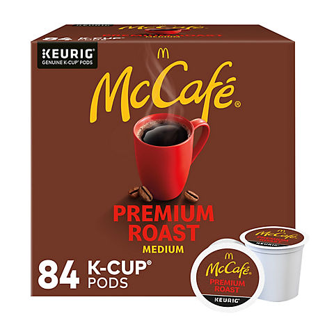 mccafe k cups caffeine content