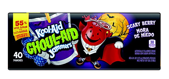 Kool-Aid Ghoul-Aid Jammers Scary Berry, 40 ct