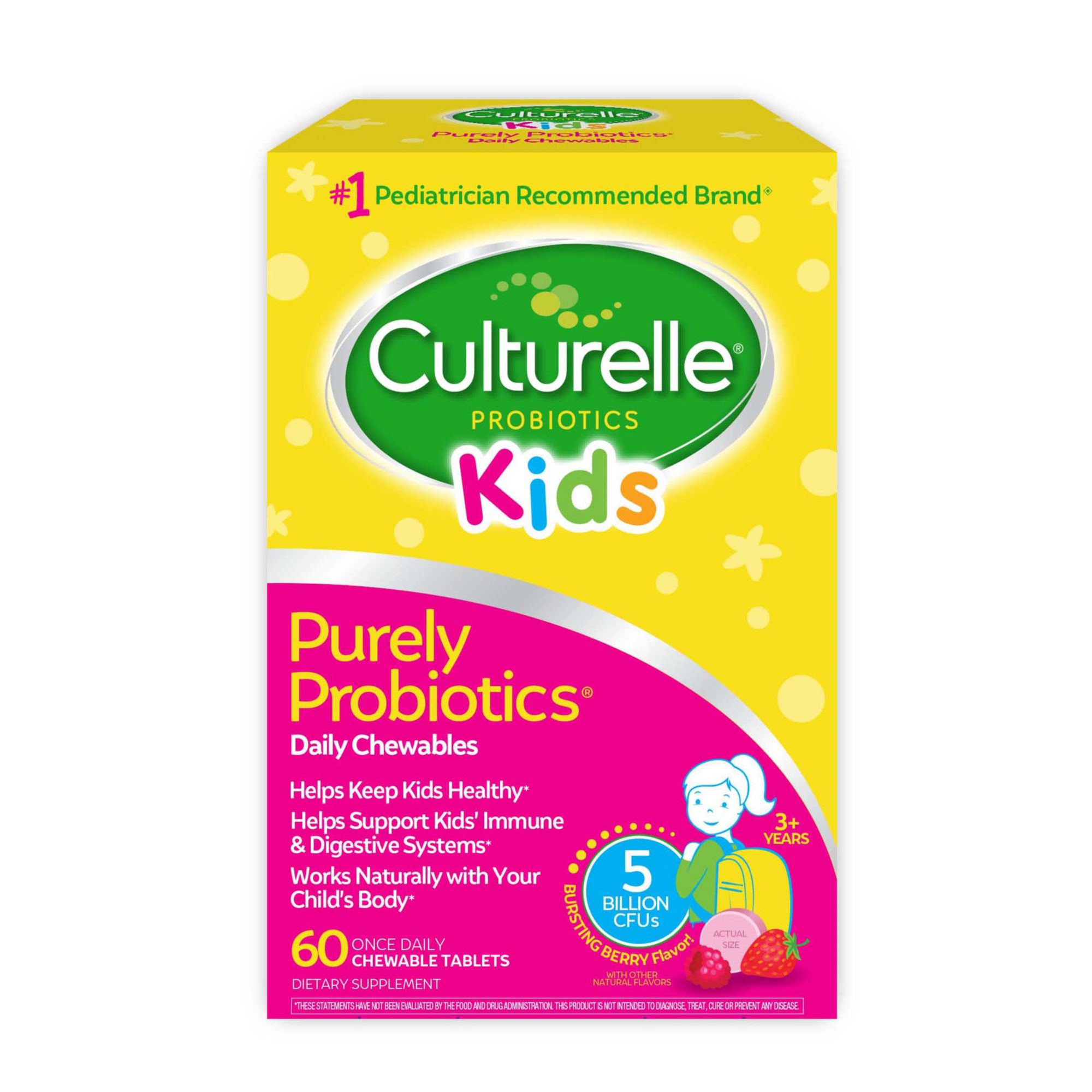 Culturelle Kids Daily Probiotic, 60 ct.