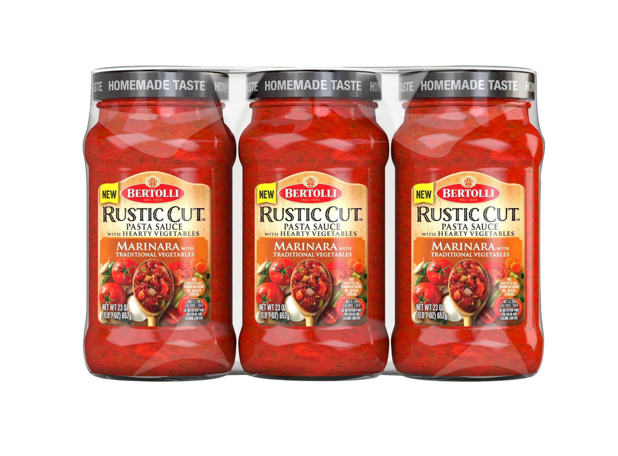 Bertolli Rustic Cut Pasta Sauce 3 Pk 23 Oz Bjs Wholesale Club