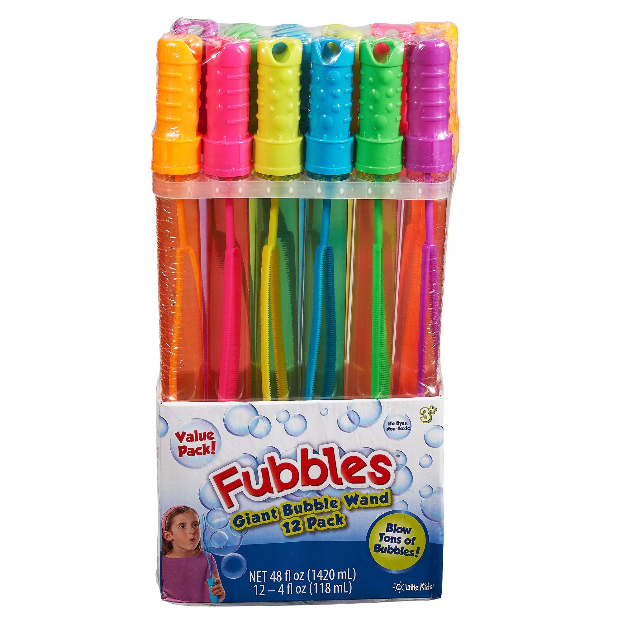 Fubbles Bubble Wands, 12 ct./ 4 oz.