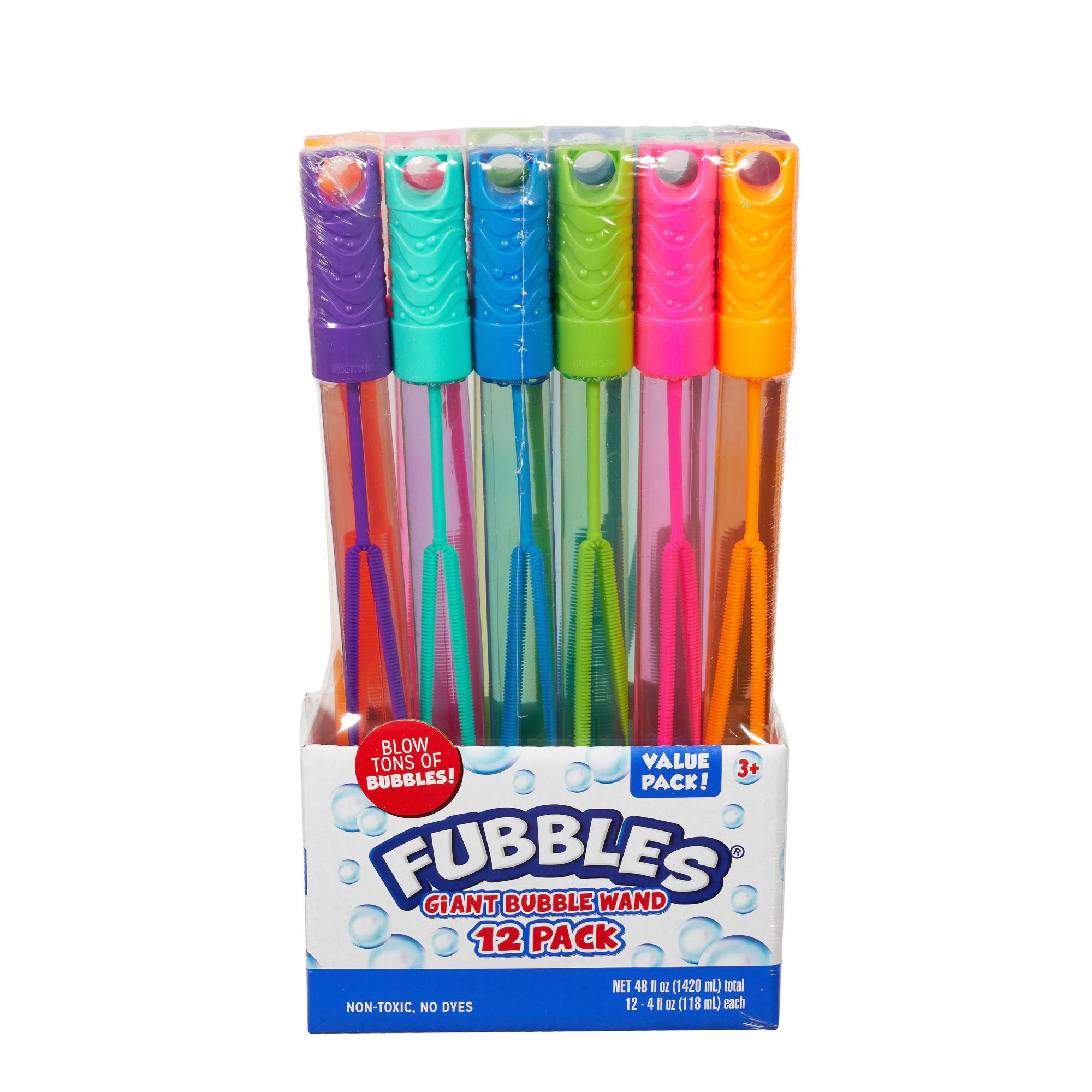 Fubbles Bubble Wands, 12 ct./ 4 oz.