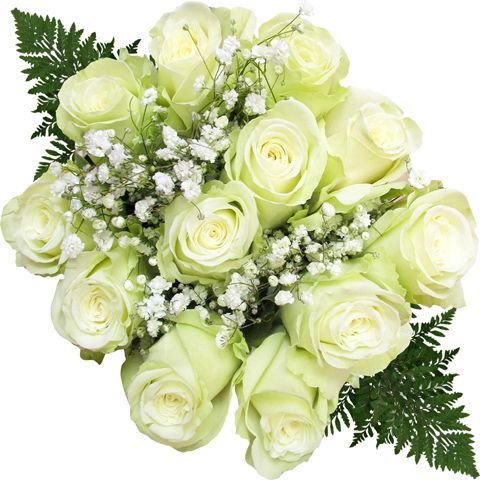 Rose Bouquets, 120 Stems - White
