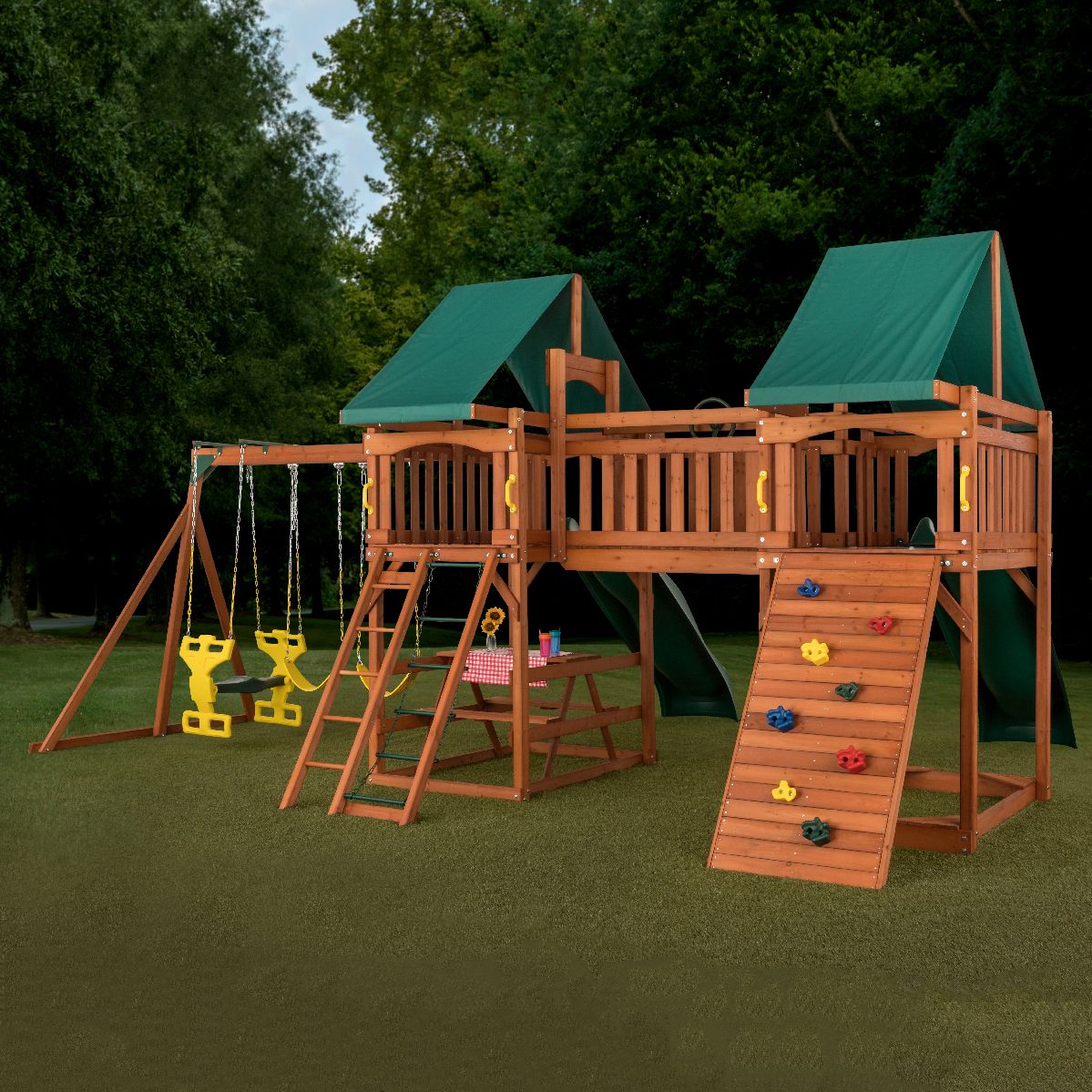 kidkraft appleton swing set