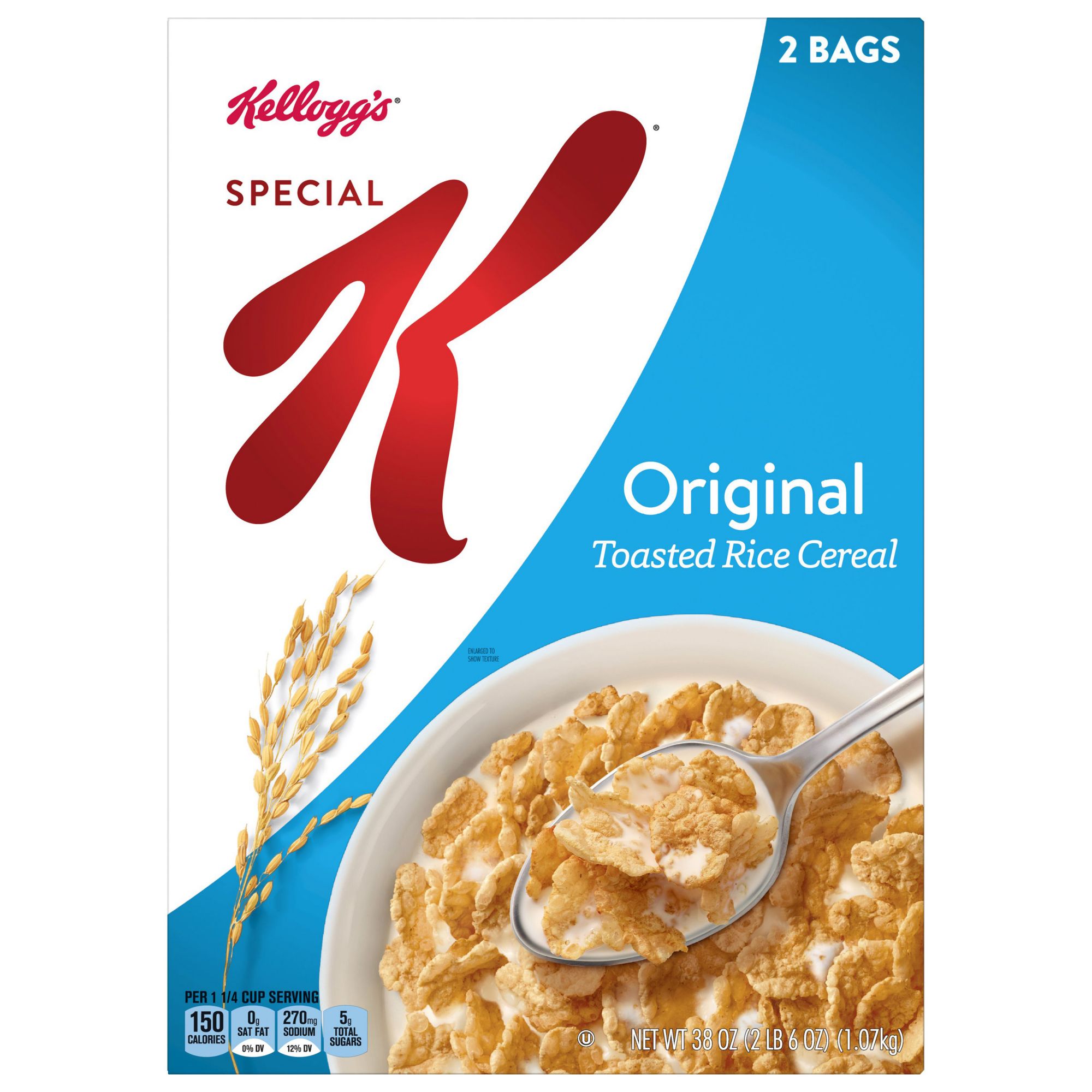 Cereal Special K individual Kelloggs 50 cajitas de 30 g (IEPS inc.) SK