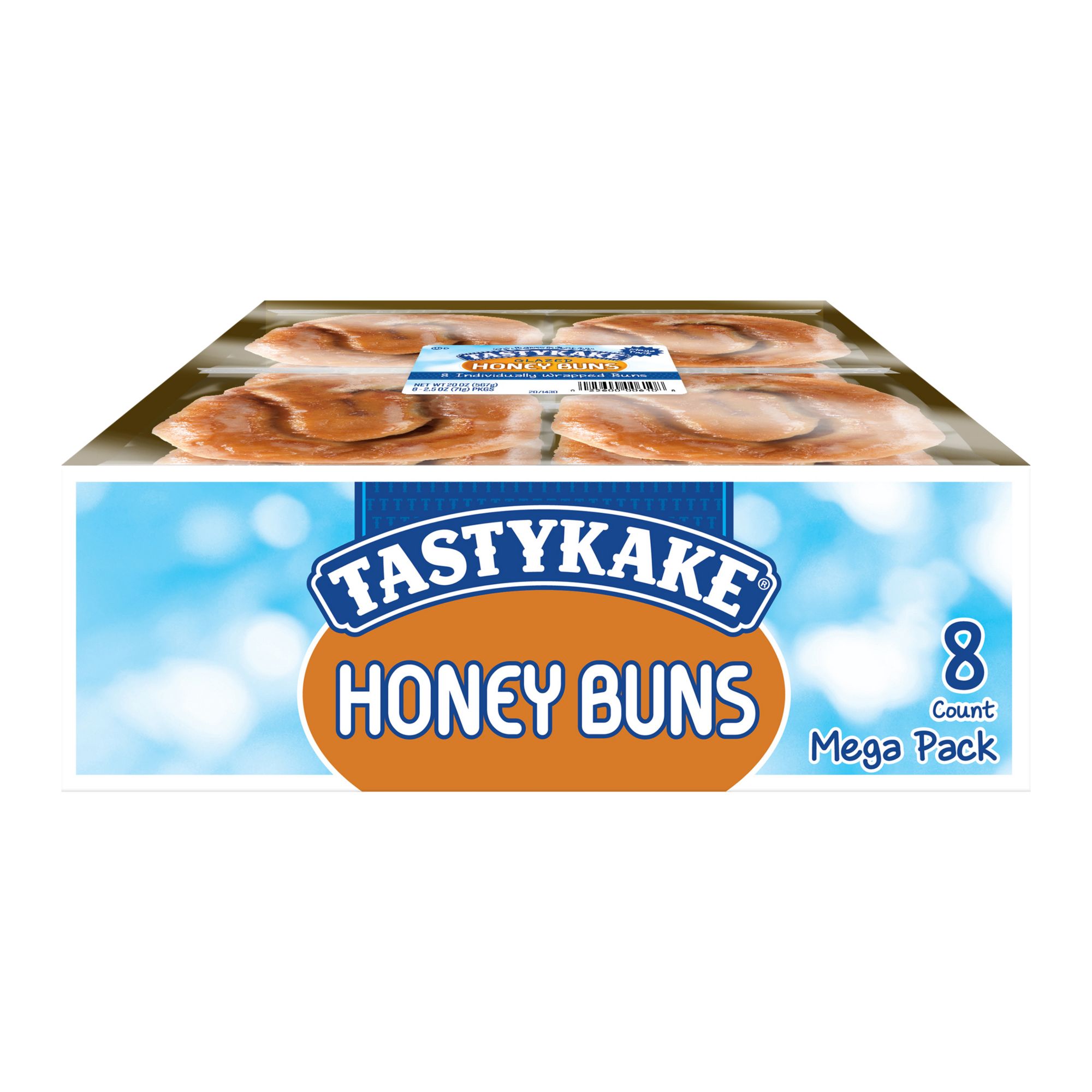 Tastykake Glazed Honey Bun, 8 ct./2.75 oz.