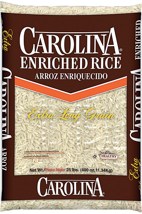 Carolina Long Grain Rice, 25 lbs.