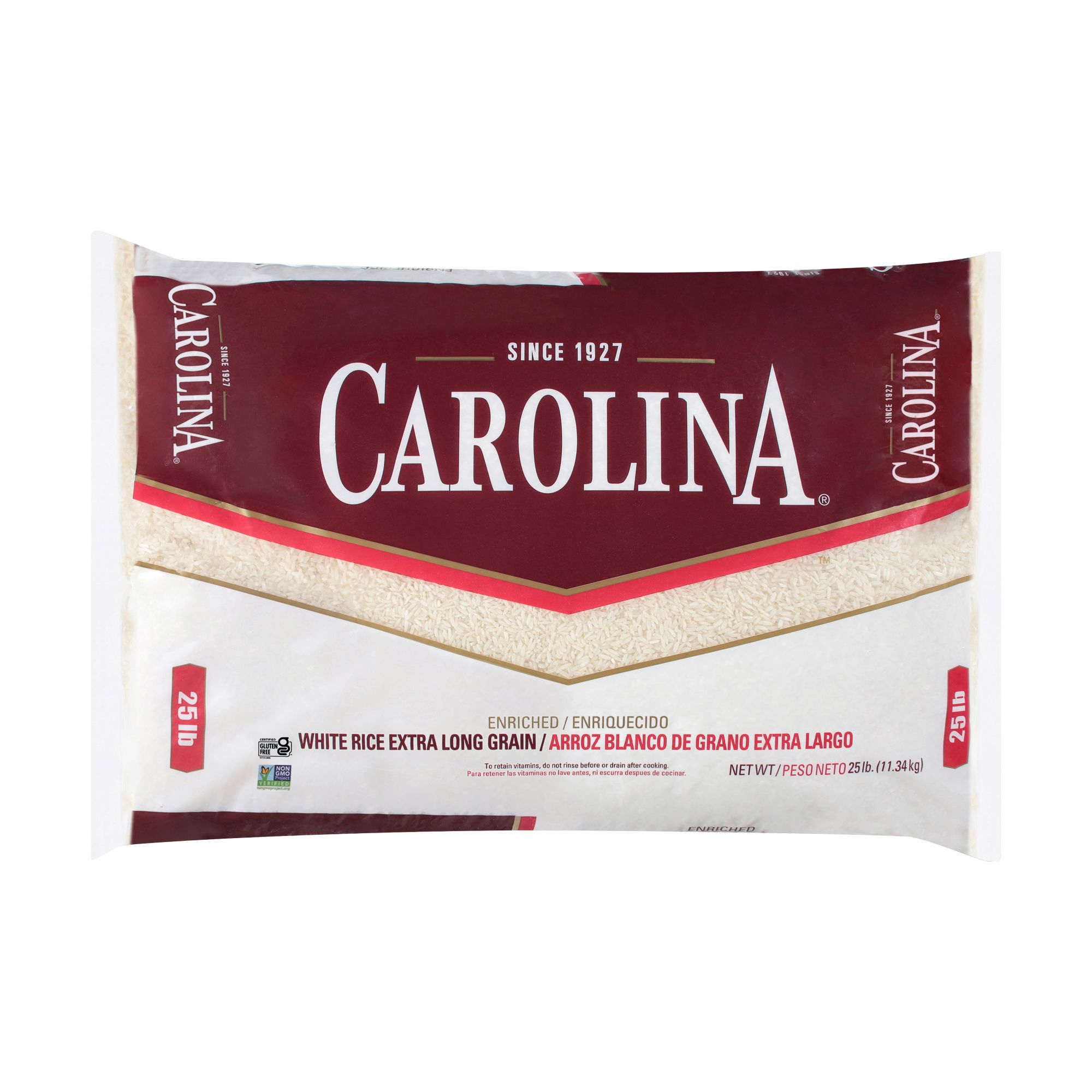 Carolina Long Grain Rice, 25 lbs.