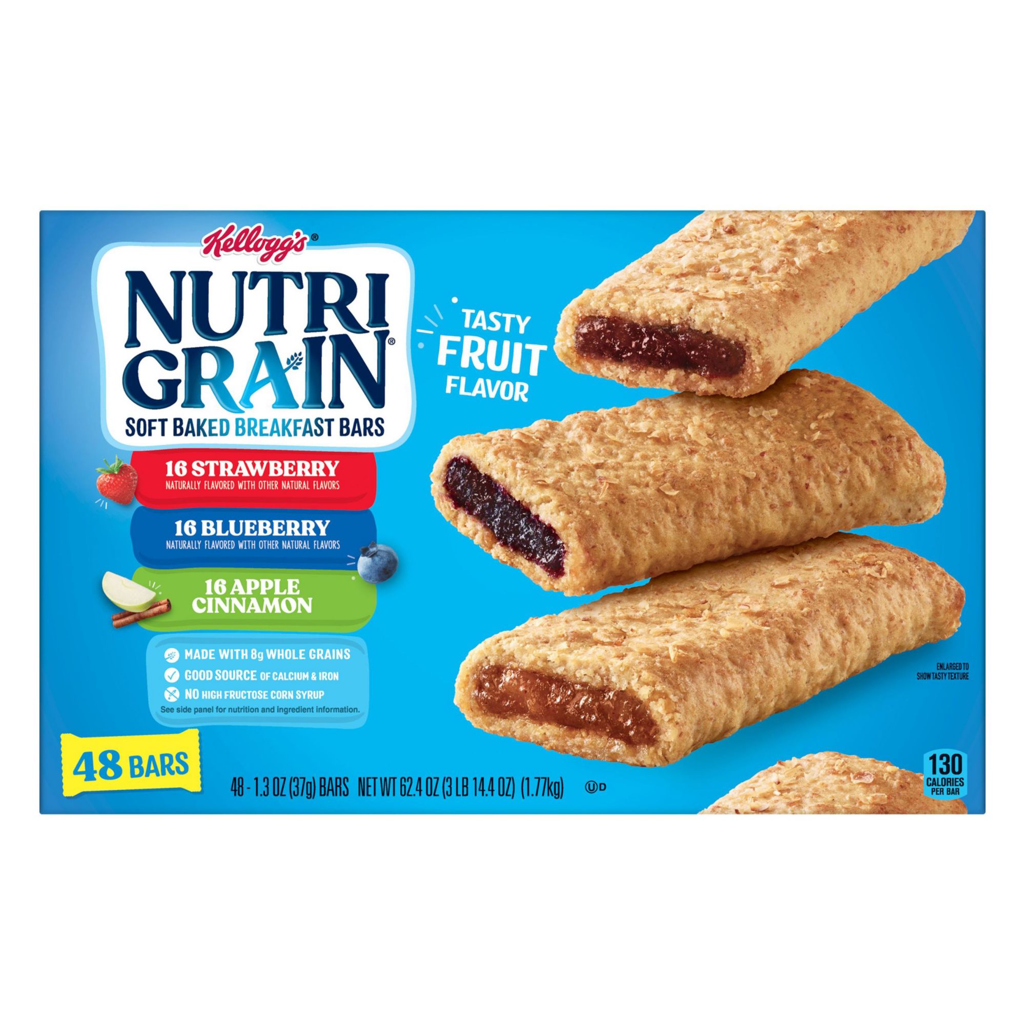 Kellogg Nutri Grain Bars 48 Ct Bjs Wholesale Club