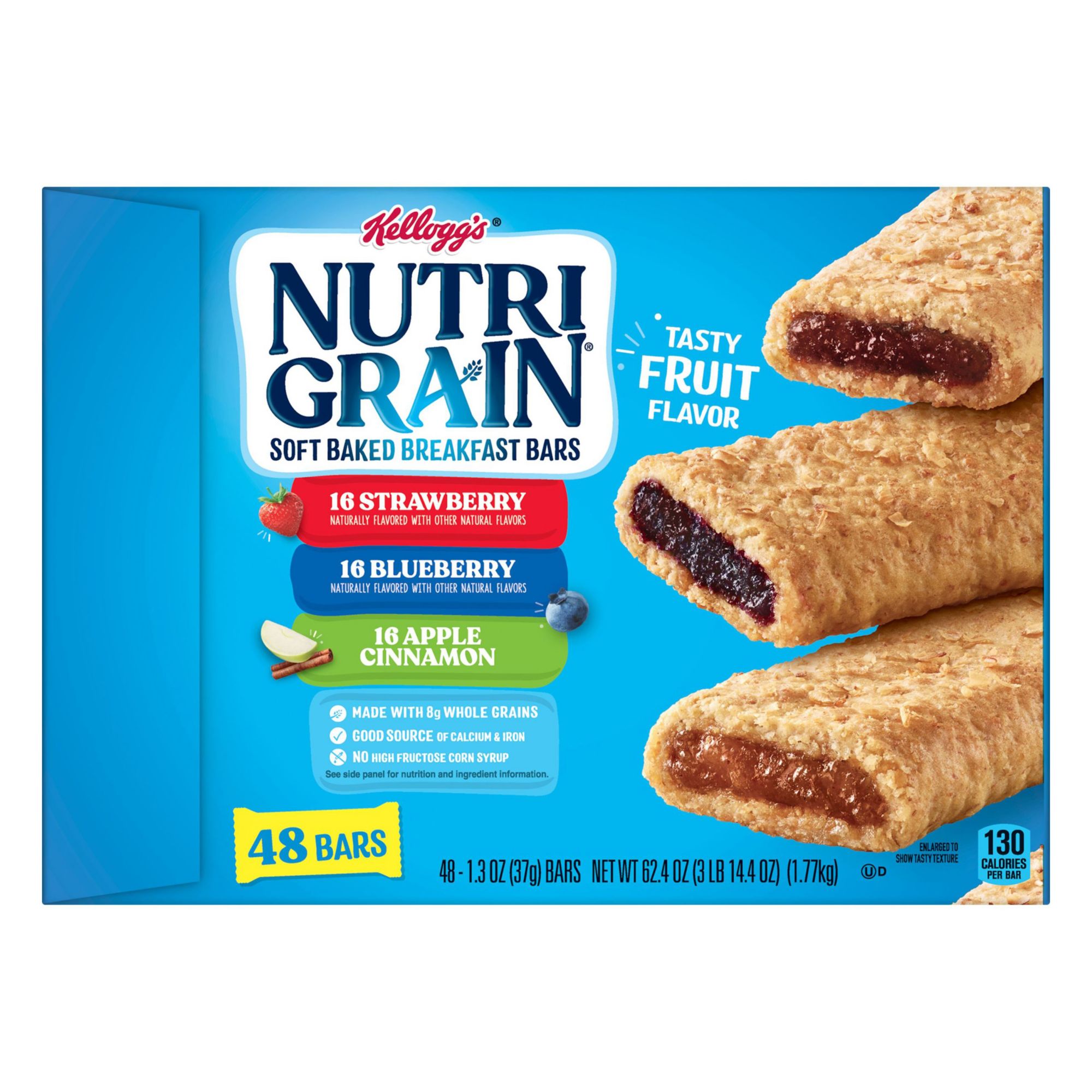 Kellogg Nutri Grain Bars 48 Ct Bjs Wholesale Club