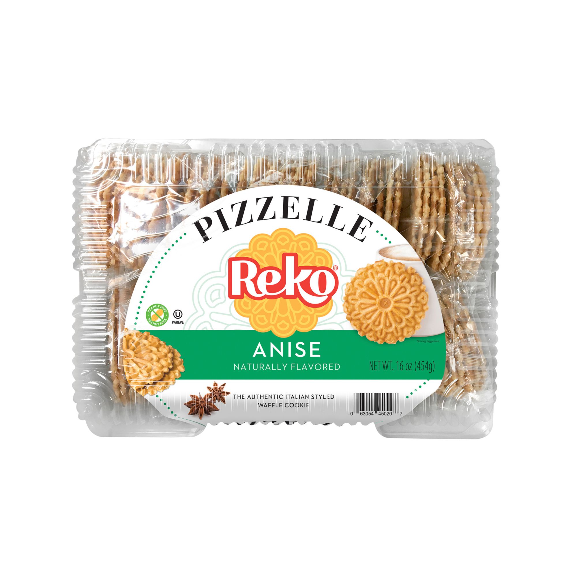 Reko Pizzelle Anise Italian Waffle Cookies, 16 oz.