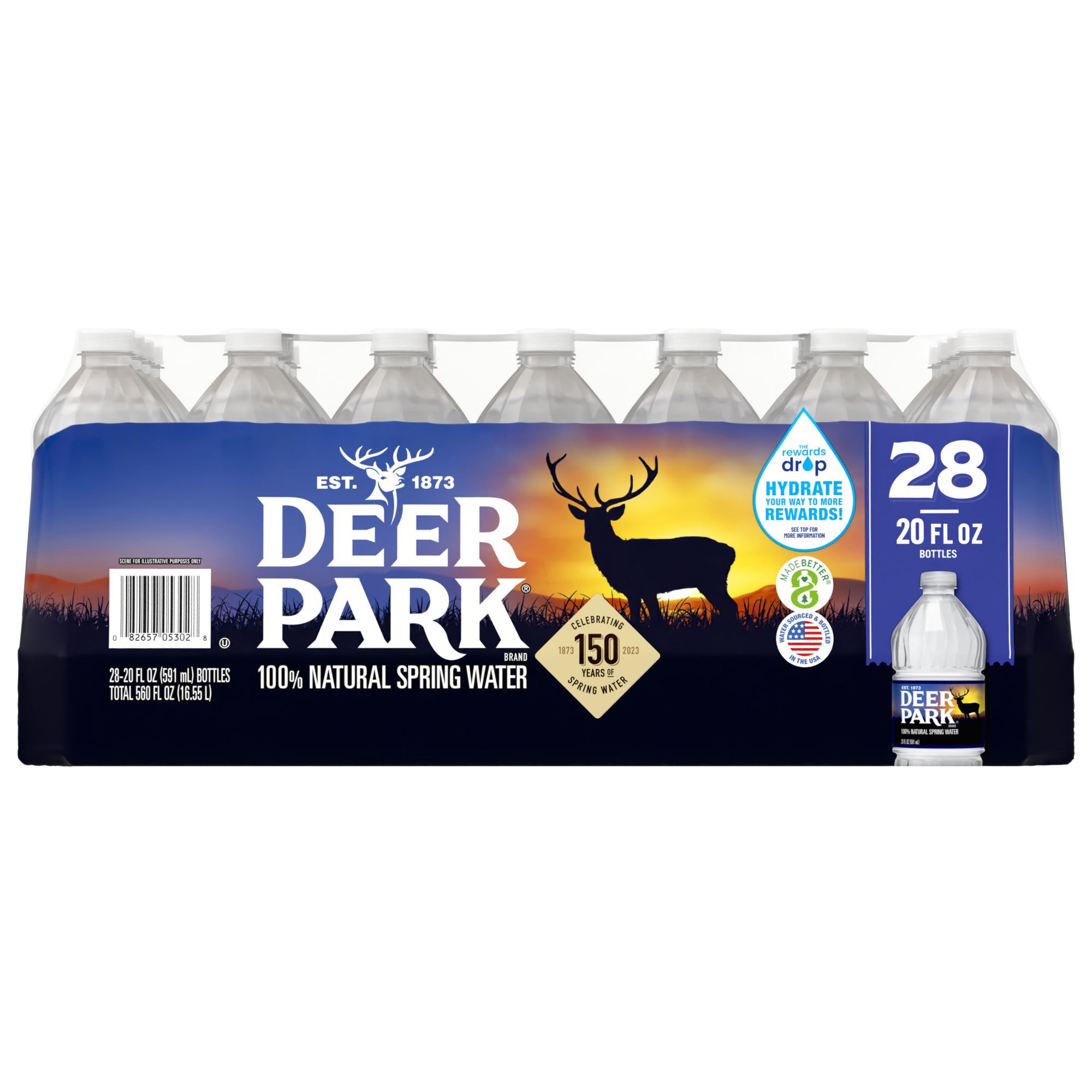 Deer Park Spring Water 24ct 23.6 fl. oz Bottles with Flip Top Cover –  Executive Beverage - Mobile Bartenders & Waiters, Bar Rentals