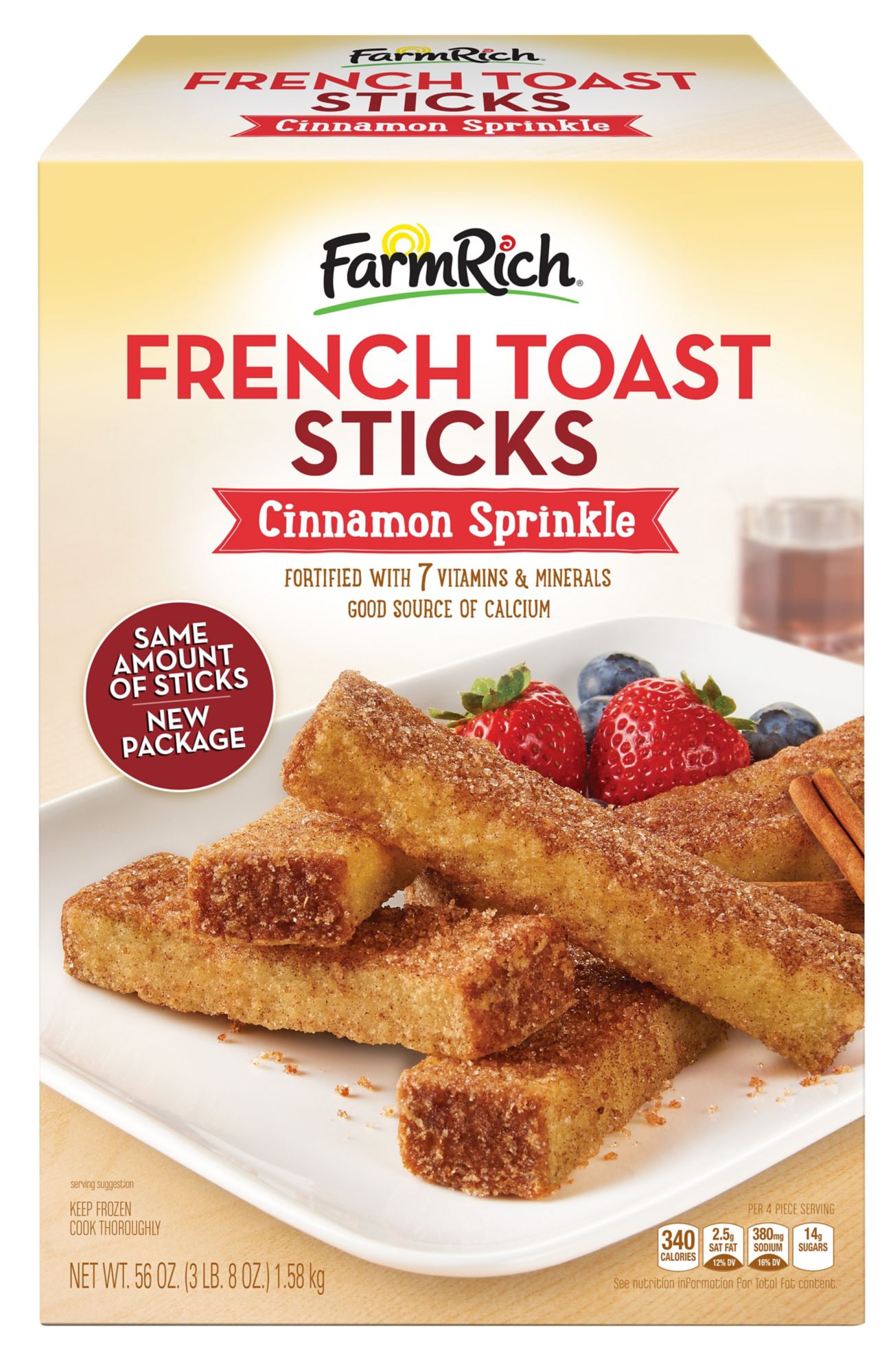 Farm Rich Cinnamon Sprinkle French Toast Sticks Bjs Wholesale Club