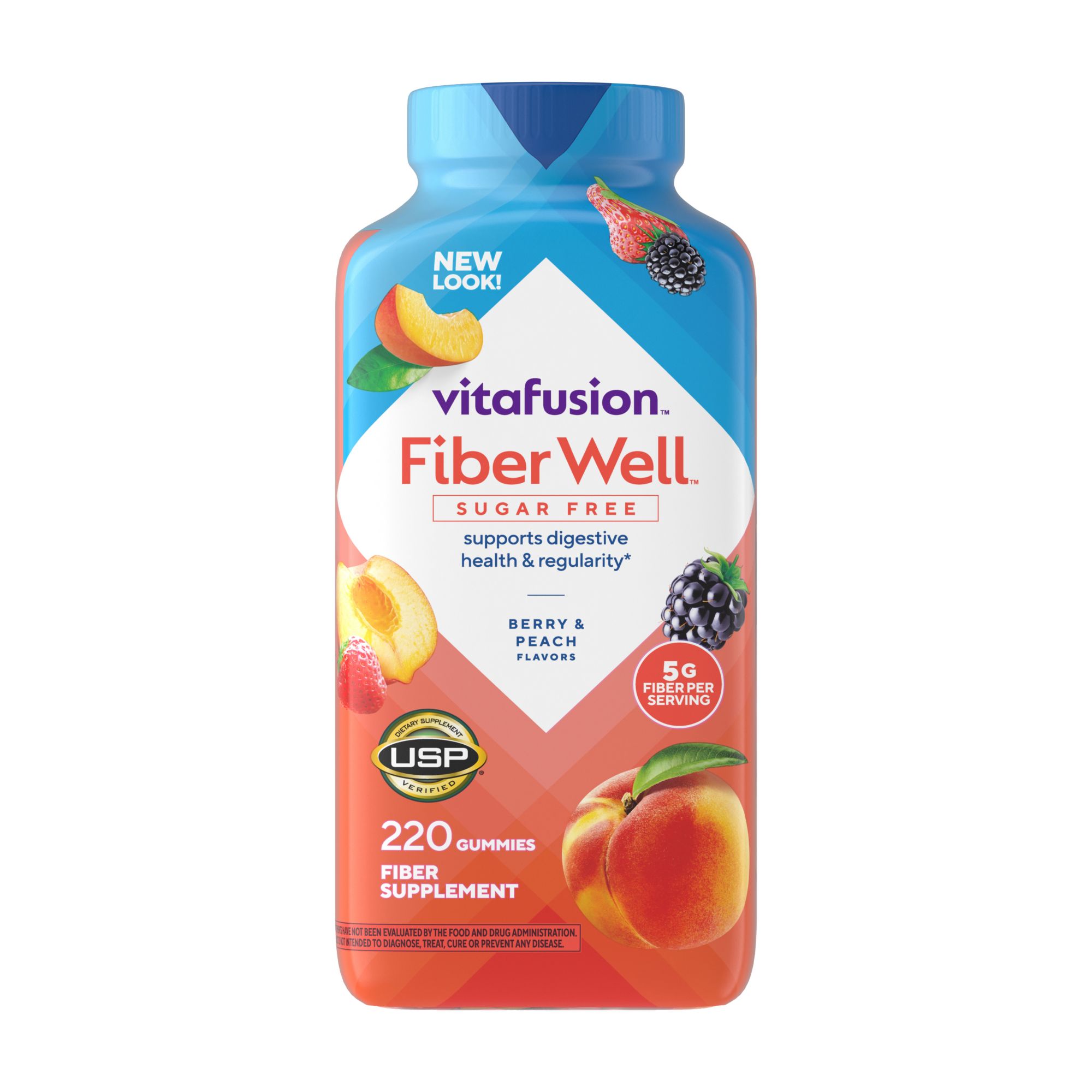 Vitafusion Fiber Gummies, 220 ct.