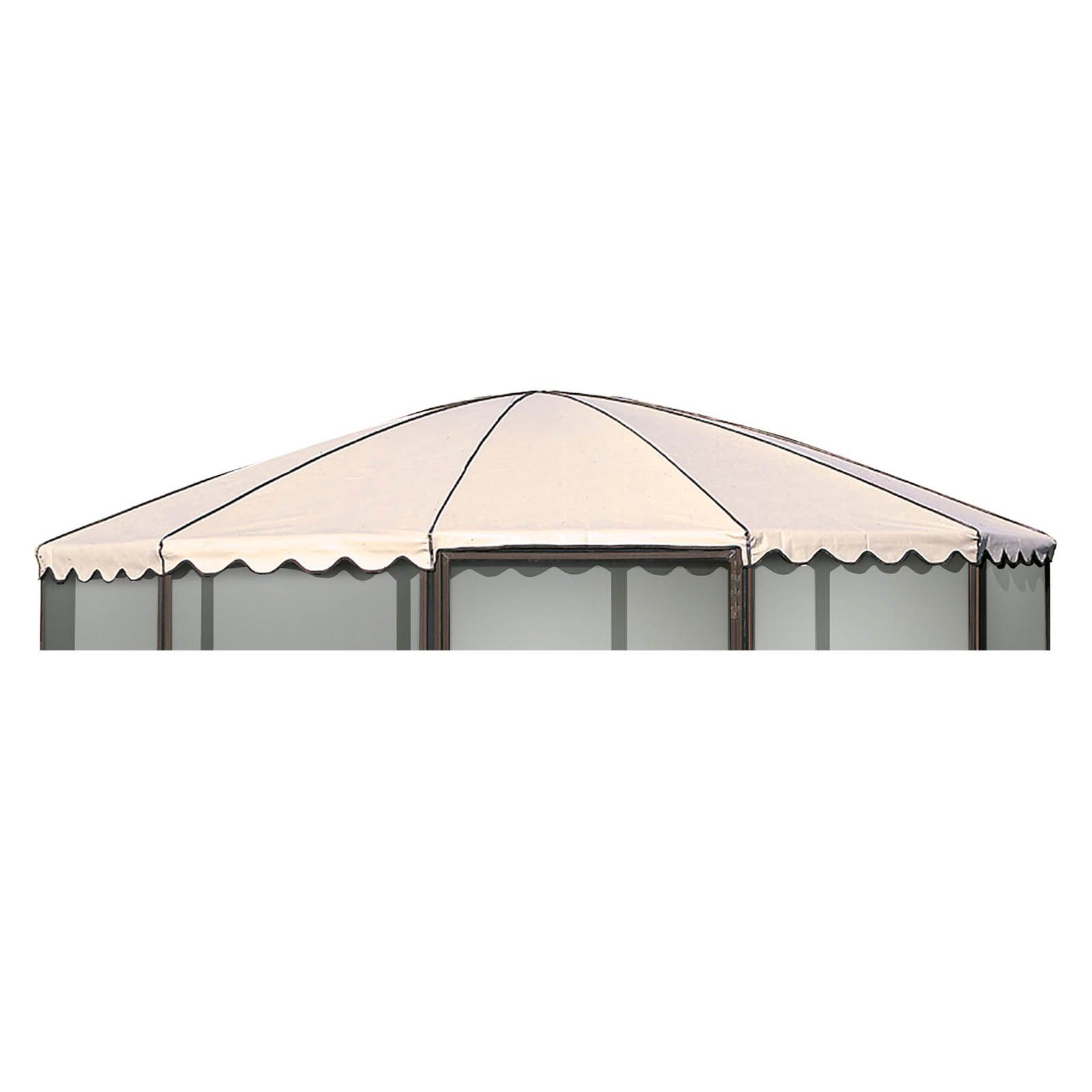 Casita Replacement Roof for 14'9&quot; Complete Round Screenhouse - Almond