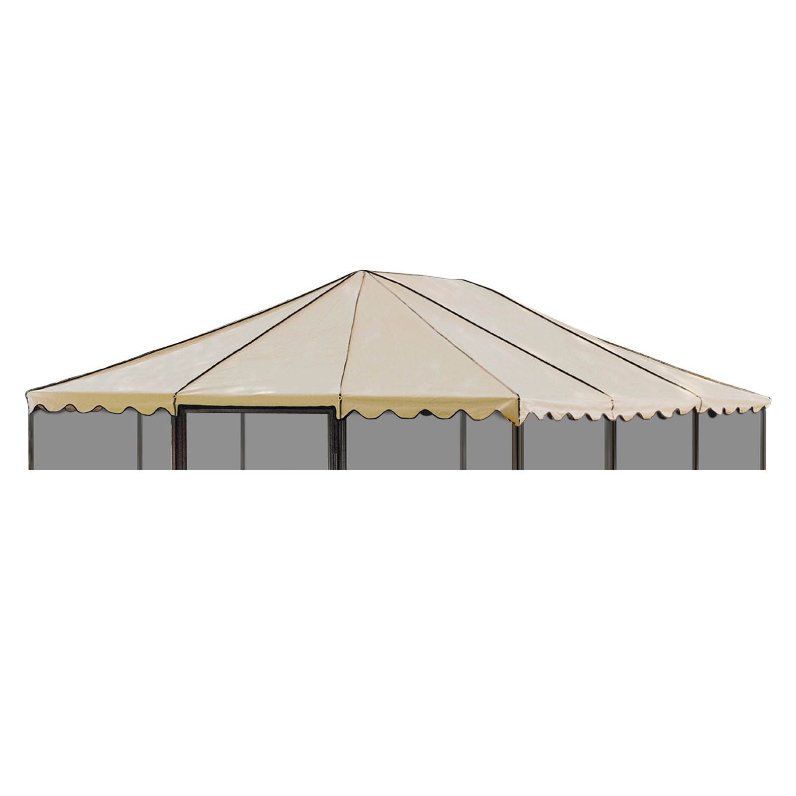 Casita Replacement Roof for 11'7&quot; Square Screenhouse - Almond