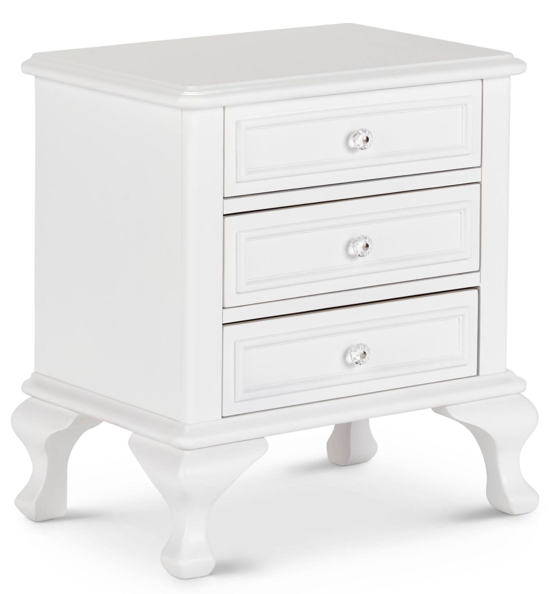 Picket House Furnishings Jenna 3-Drawer Nightstand - White