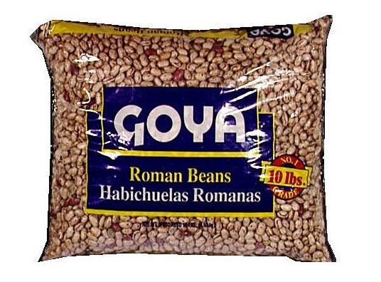 Goya Roman Beans, 10 lbs.