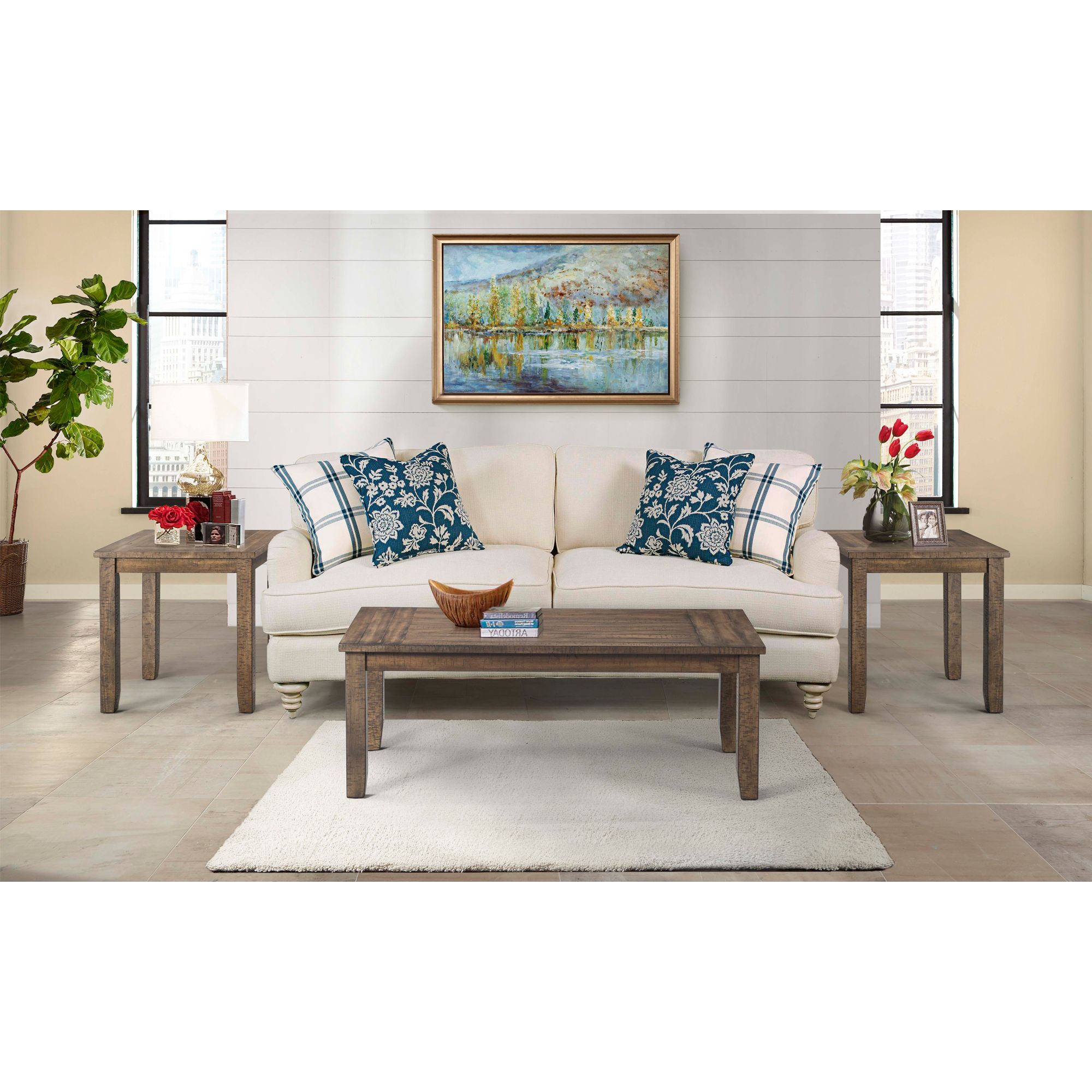 Picket House Furnishings Flynn 3-Pc. Occasional Table Set - Walnut