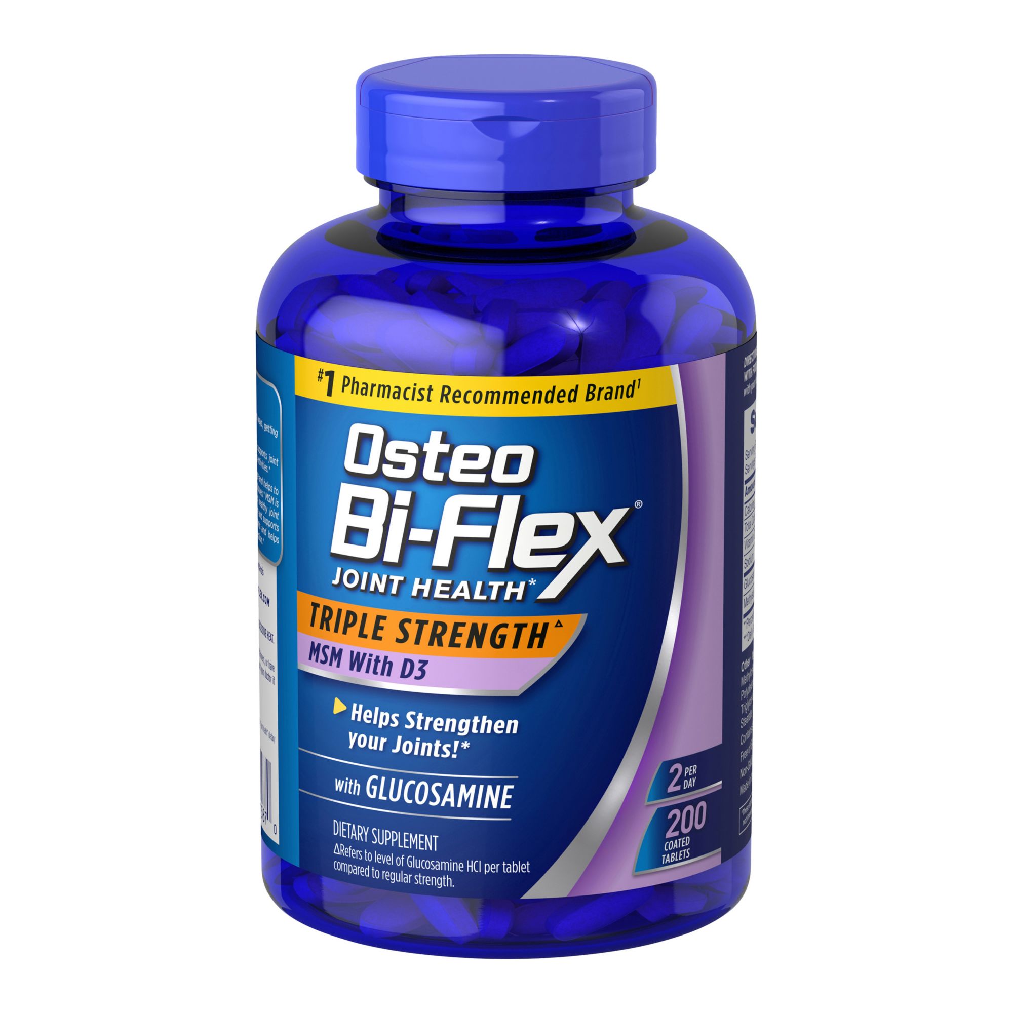 Osteo Bi-Flex 1,500mg Glucosamine HCl Tablets, 200 ct.