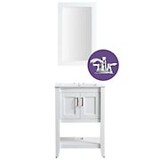 ANZZI Mosset 24&quot; Bathroom Vanity with 014 Faucet - White