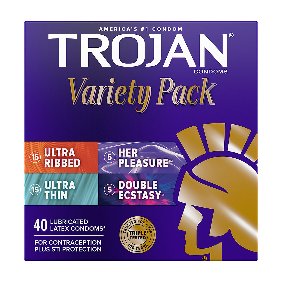 The New Trojan Pleasure Pack 40 Ct.