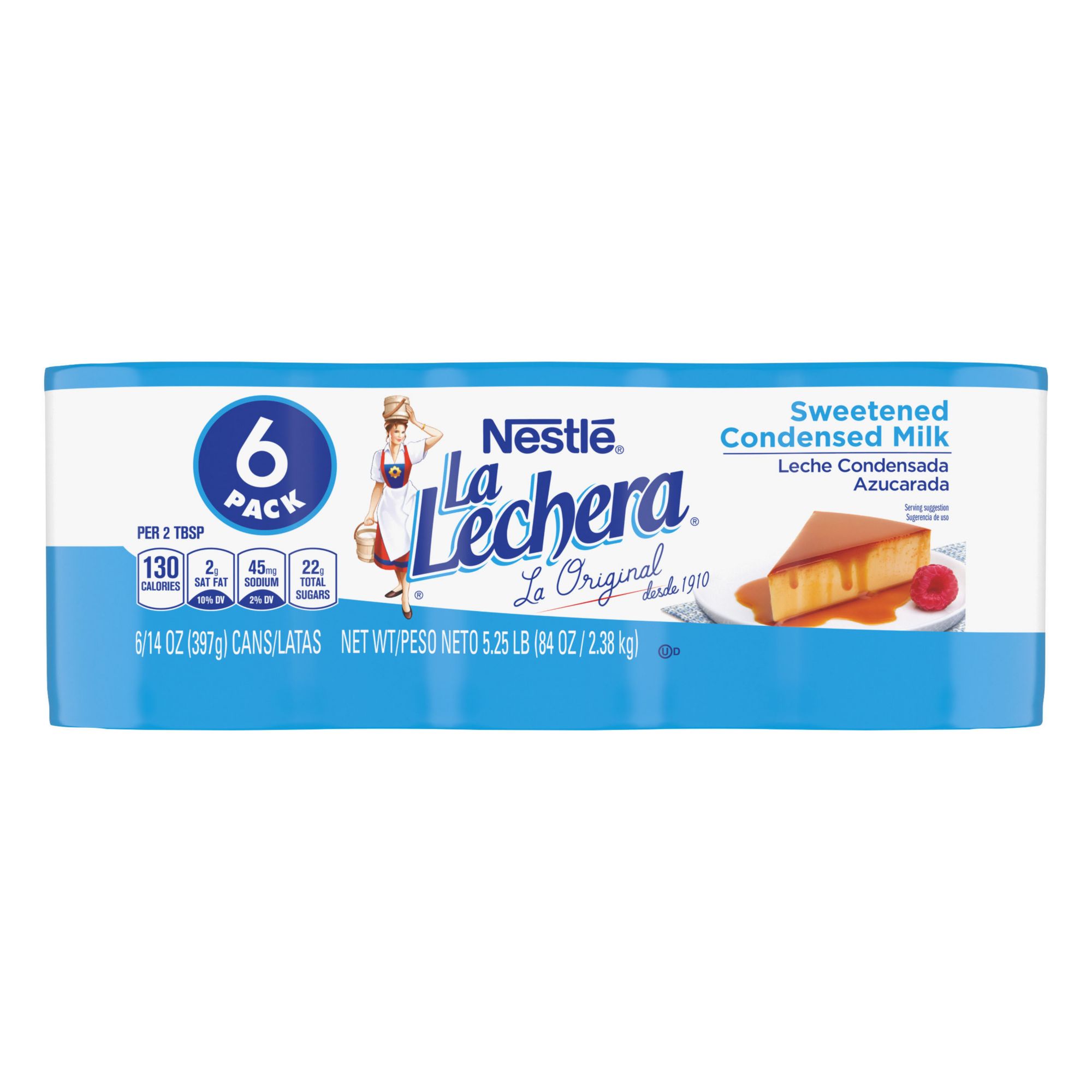 Nestle La Lechera Sweetened Condensed Milk Cans, 5.25 lbs.