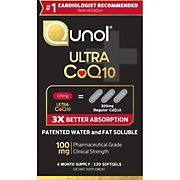 Qunol Ultra Coenzyme Q10 CoQ10 100mg Softgels, 120 ct.