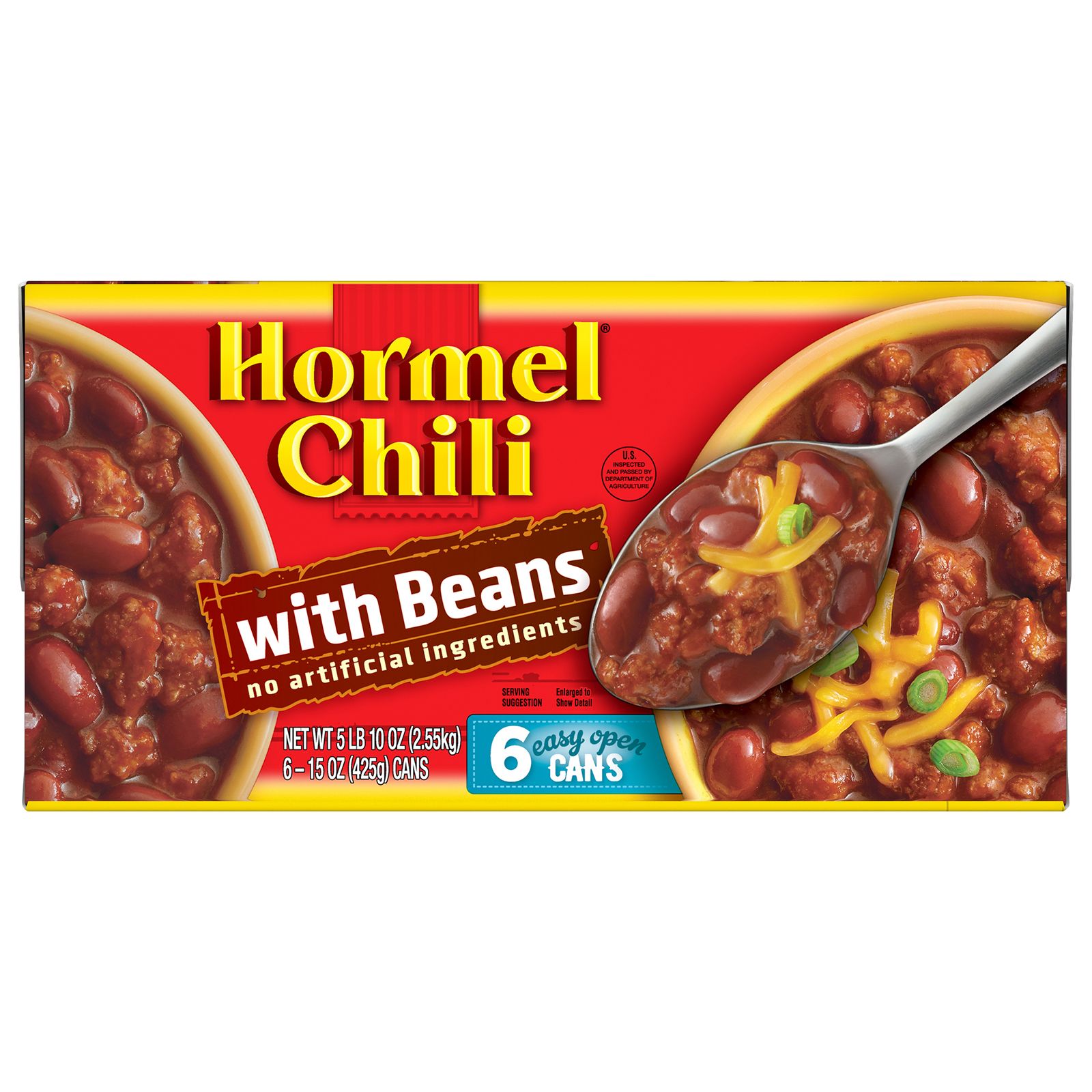 Hormel Chili with Beans, 6 pk./15 oz.