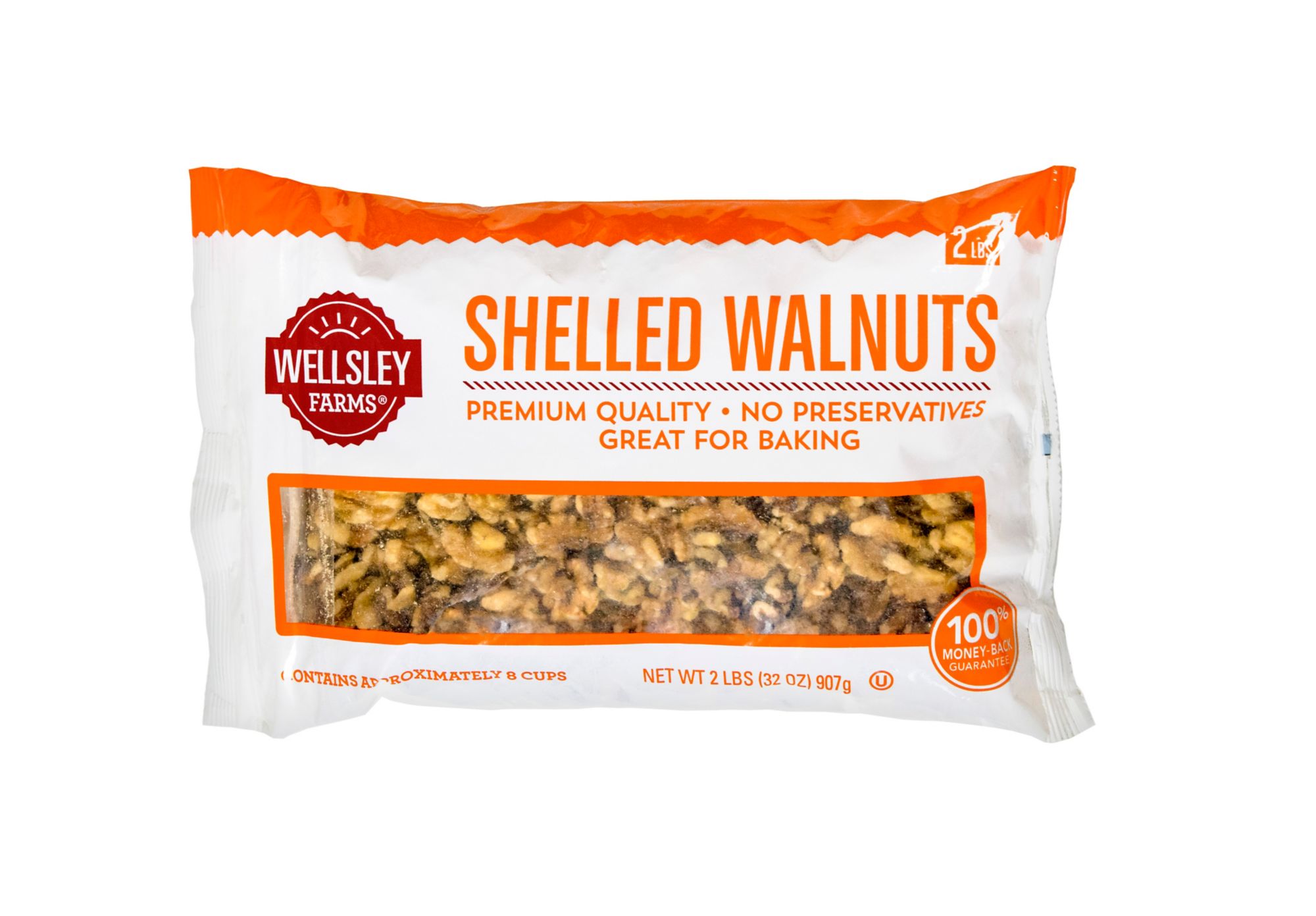 Wellsley Farms Shelled Walnuts, 32 oz.