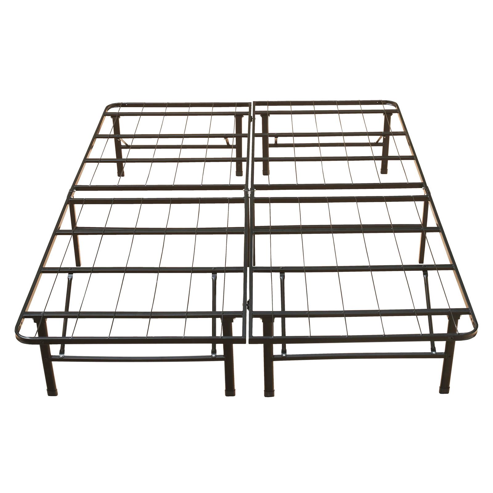 Contour Rest Dream Support Full Size 14&quot; Metal Platform Bed Frame - Black