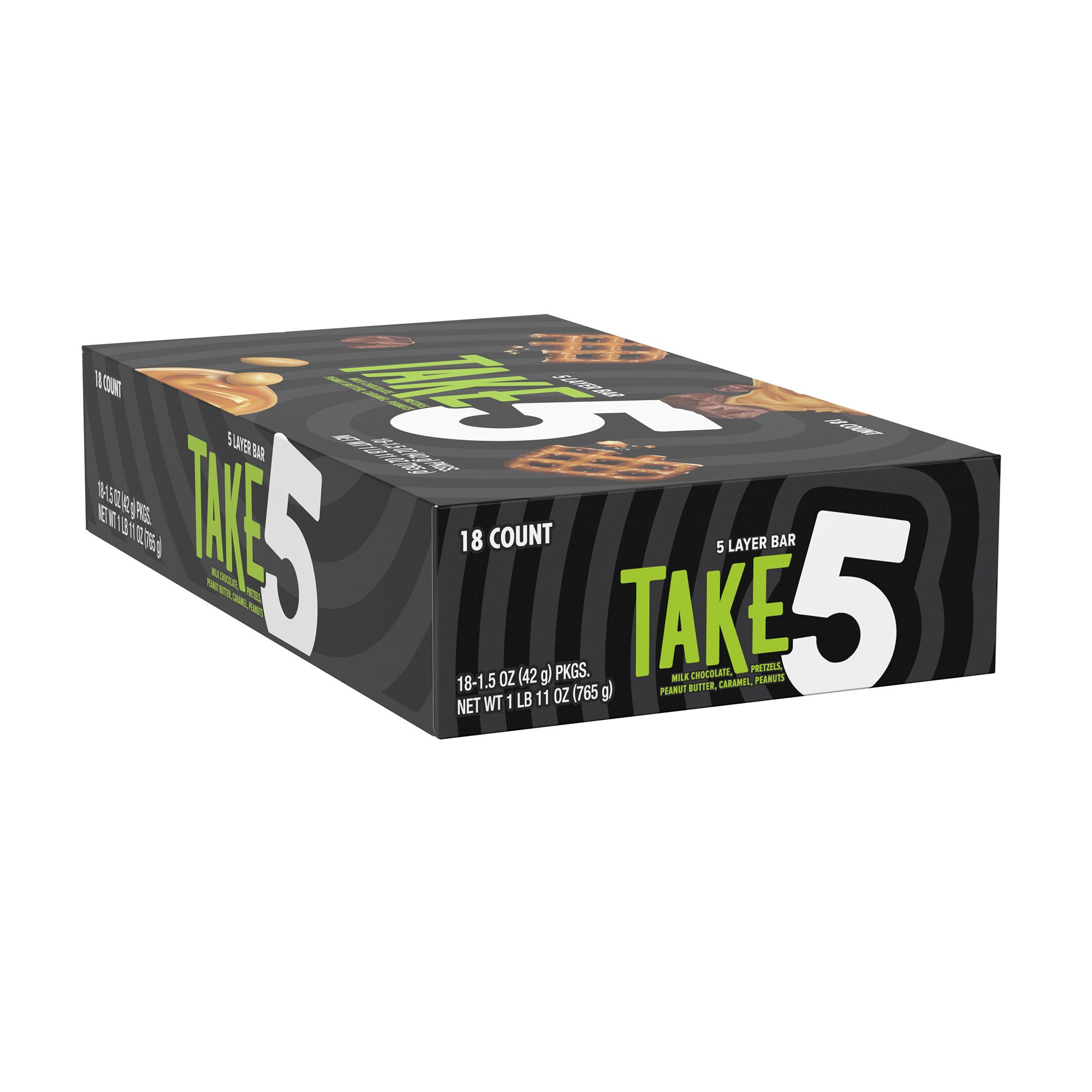 Hershey S Take 5 Candy Bar 18 Pk 1 5 Oz Bjs Wholesale Club