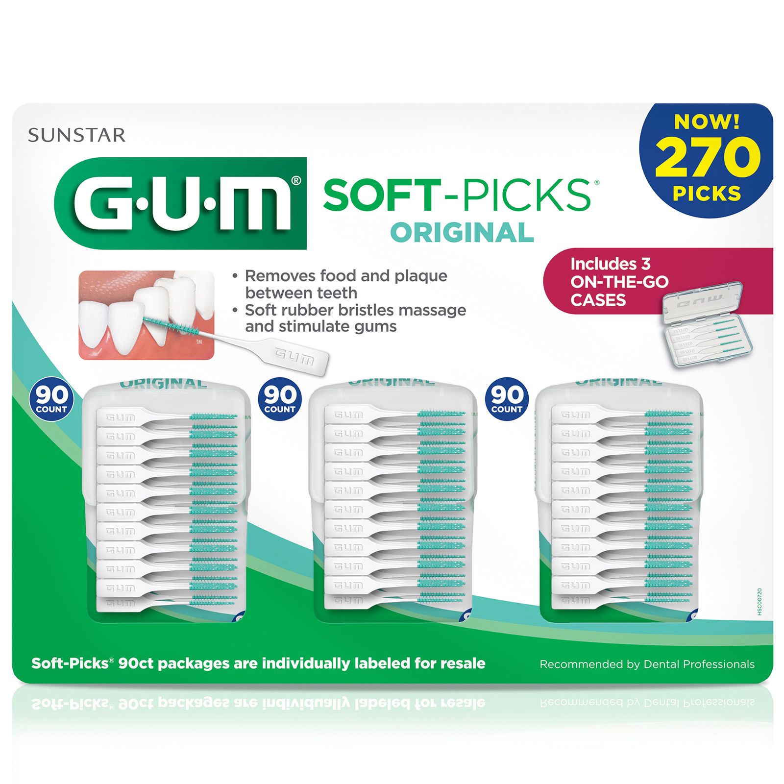 GUM Original Soft Picks, 270 ct.