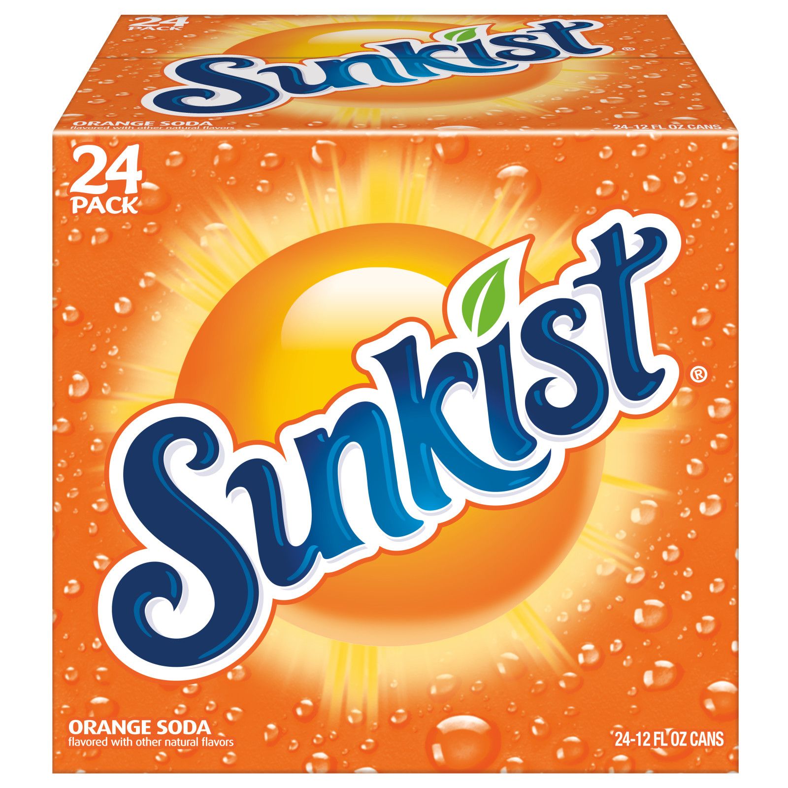 Sunkist Orange Soda 24 Pk 12 Oz Cans Bjs Wholesale Club