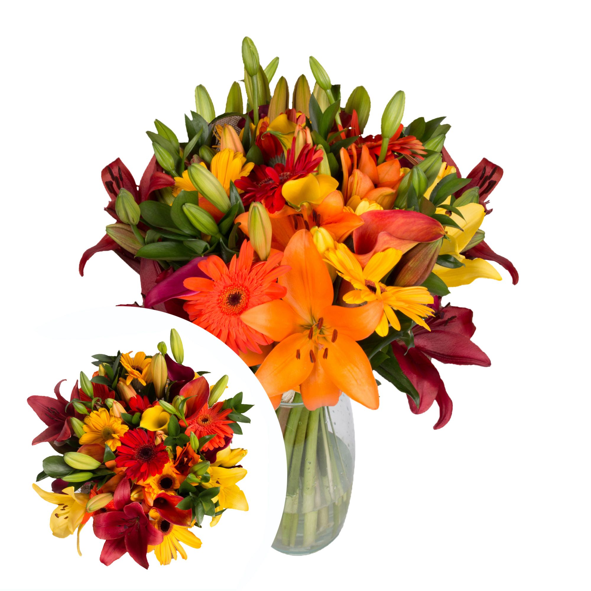 InBloom Harvest Blooms Bouquet, 31 Stems