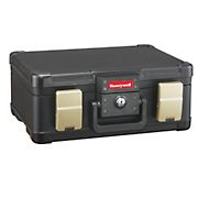 Honeywell 0.25-Cu.-Ft. Fire and Water Document and File Chest with Key Lock