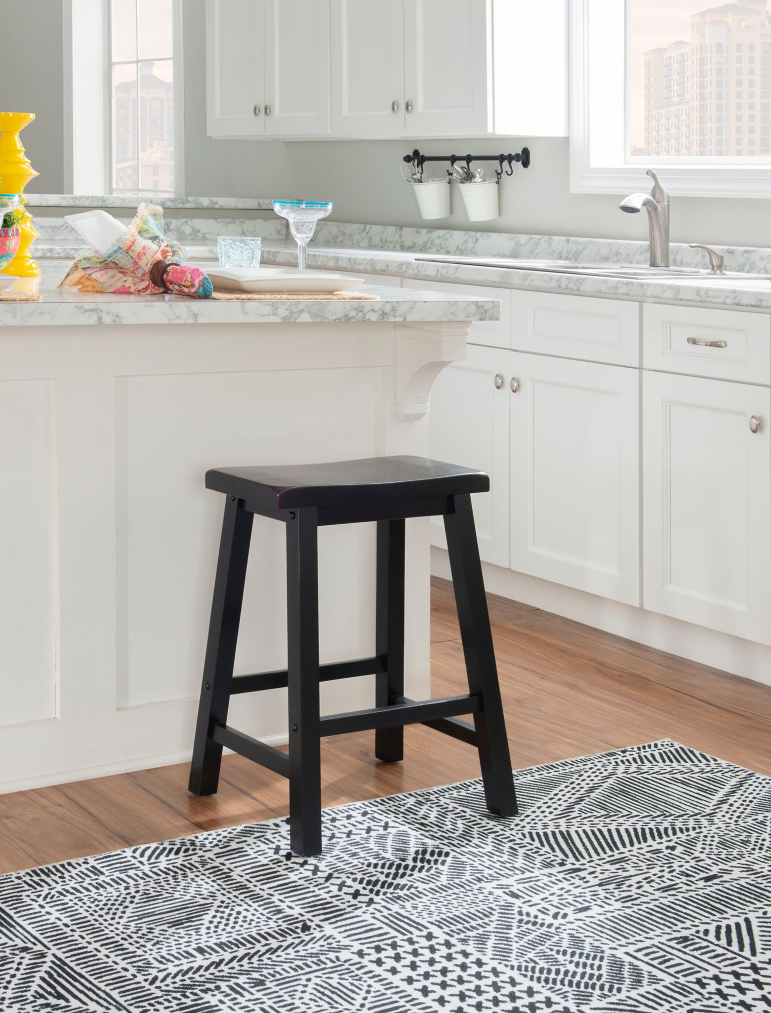 Powell 24&quot; Barstool - Antique Black