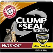 Arm & Hammer Clump & Seal Complete Odor Sealing Litter, Multi-Cat, 19 lbs.