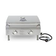 Pit Boss 2-Burner Portable Propane Gas BBQ Grill - Stainless Steel